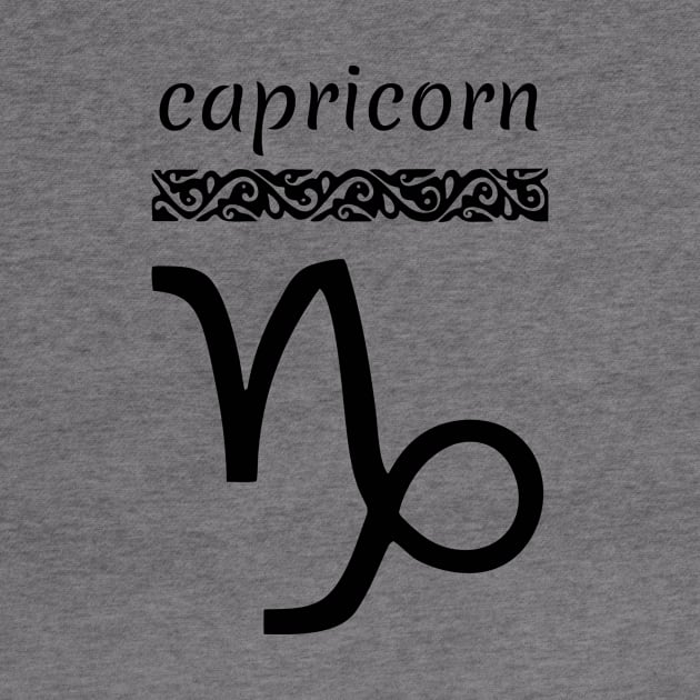 Capricorn horoscope sign by Iskapa